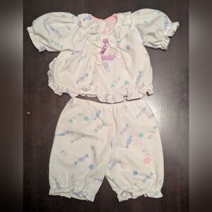 Rare VHTF Cabbage Patch Kids Bon-Bon Two-Piece Pajamas